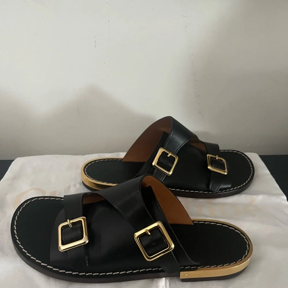 Chloe Slides Sandals - Picture 3 of 9